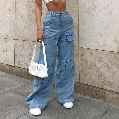 Calça Jeans Wide Leg – Estilo Urban Cool