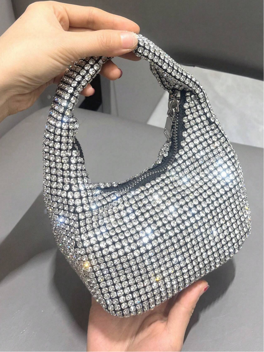 Bolsa Tote com Strass