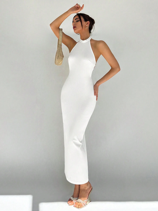 Vestido Chique Minimalista com Perólas