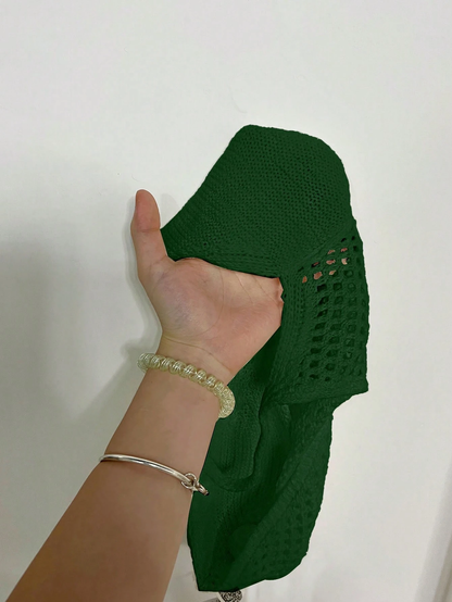 Conjunto de Tricot Feminino Vazado