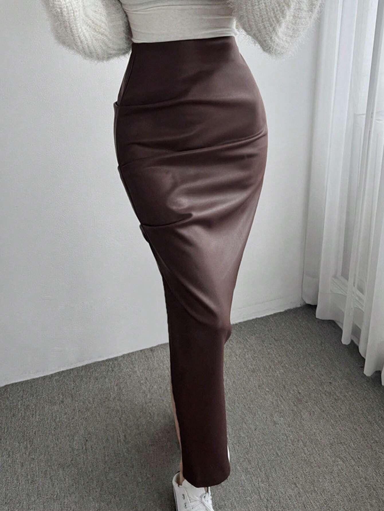 Saia Lápis com Fenda Lateral