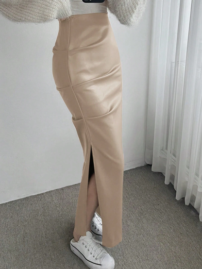 Saia Lápis com Fenda Lateral